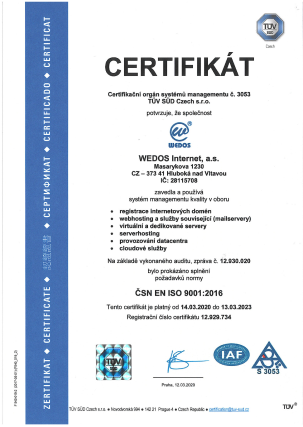 certifikacni
